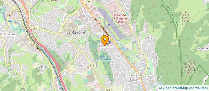 localisation de l'entreprise MONSIEUR GILLES BRIACCA à CHALLES-LES-EAUX