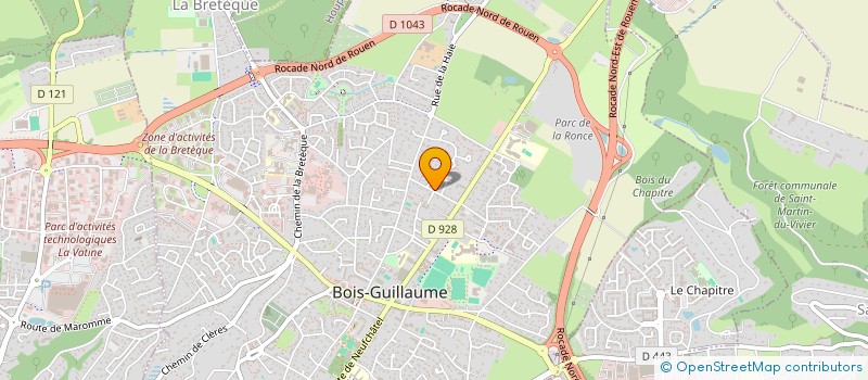 localisation de l'entreprise MONSIEUR GILLES BRIANCHON à BOIS-GUILLAUME