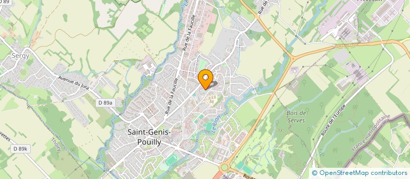 localisation de l'entreprise MONSIEUR GILLES BRICOUT à SAINT-GENIS-POUILLY