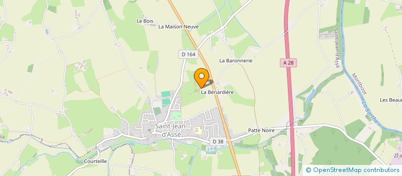 localisation de l'entreprise MONSIEUR GILLES BRIERE à SAINT JEAN D ASSE