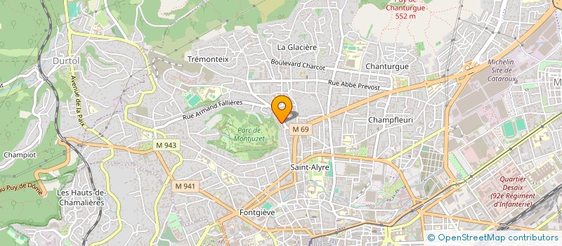localisation de l'entreprise MONSIEUR GILLES BRIFFAUD à CLERMONT-FERRAND