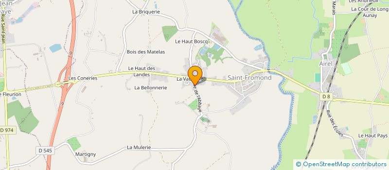 localisation de l'entreprise MONSIEUR GILLES BRILLAND  SAINT-FROMOND