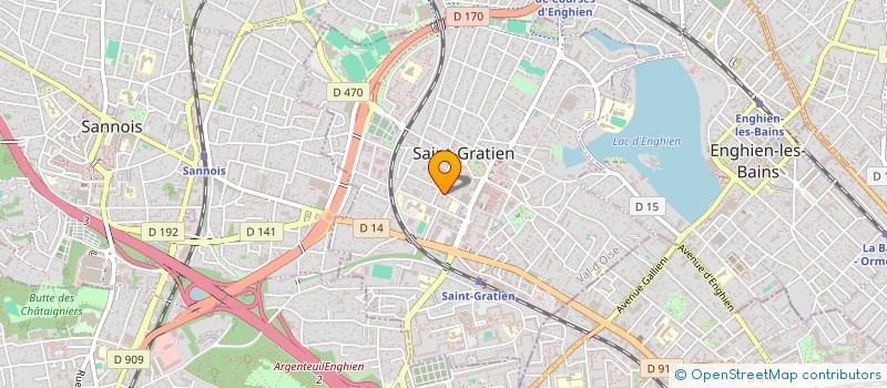 localisation de l'entreprise MONSIEUR GILLES BRILLANT  SAINT-GRATIEN