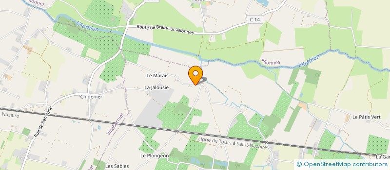 localisation de l'entreprise MONSIEUR GILLES BRONDEAU  VARENNES-SUR-LOIRE