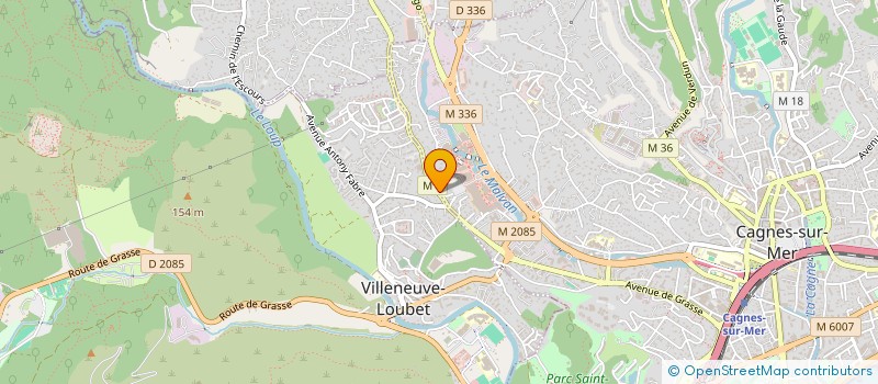 localisation de l'entreprise MONSIEUR GILLES BROSSEL  CAGNES-SUR-MER