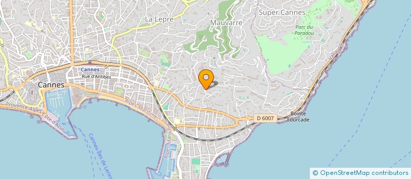 localisation de l'entreprise MONSIEUR GILLES BROUSSARD à CANNES
