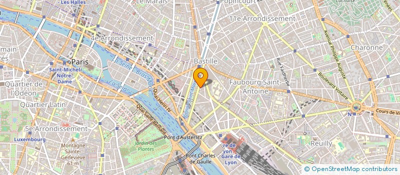 localisation de l'entreprise MONSIEUR GILLES BROUSSE à PARIS