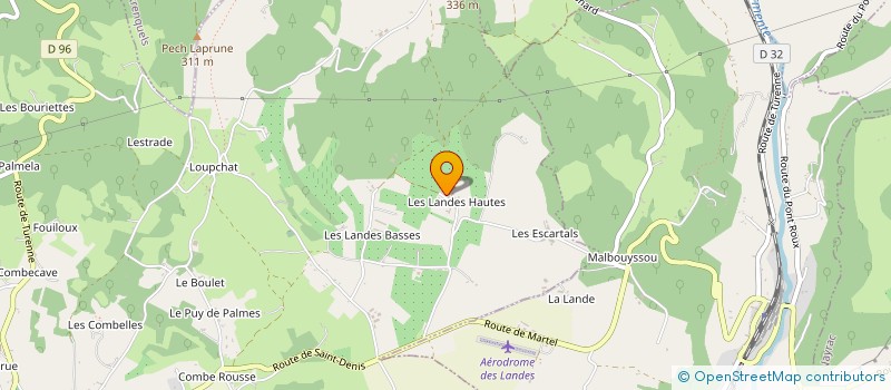 localisation de l'entreprise MONSIEUR GILLES BROUSSOLLE  MARTEL