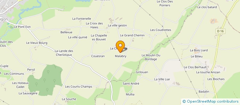 localisation de l'entreprise MONSIEUR GILLES BROUTE  PLENEE-JUGON