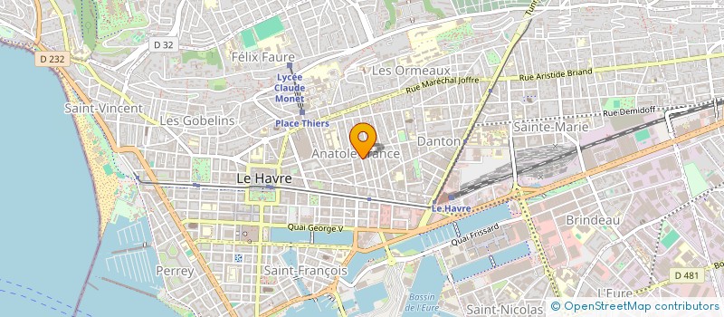 localisation de l'entreprise MONSIEUR GILLES BRULIN  LE HAVRE