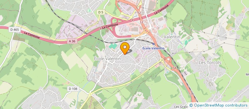 localisation de l'entreprise MONSIEUR GILLES BRULPORT  ECOLE-VALENTIN