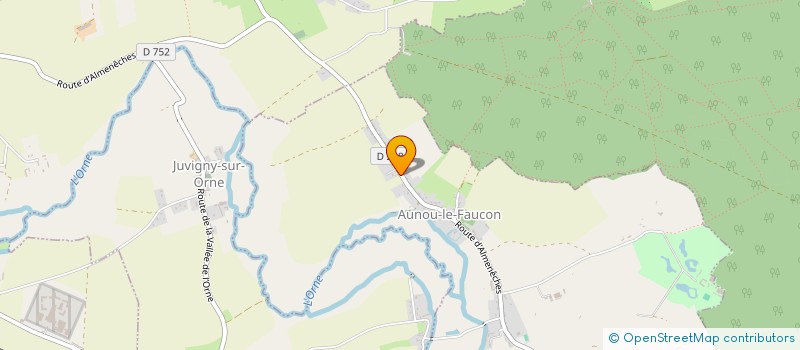 localisation de l'entreprise MONSIEUR GILLES BRUNEAU à AUNOU-LE-FAUCON