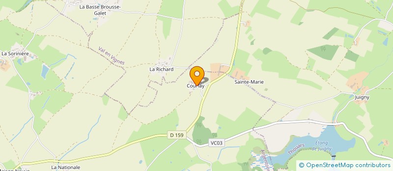 localisation de l'entreprise MONSIEUR GILLES BRUNET  ARGENTONNAY