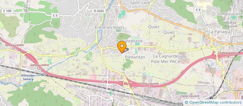 localisation de l'entreprise MONSIEUR GILLES BRUNO à OLLIOULES