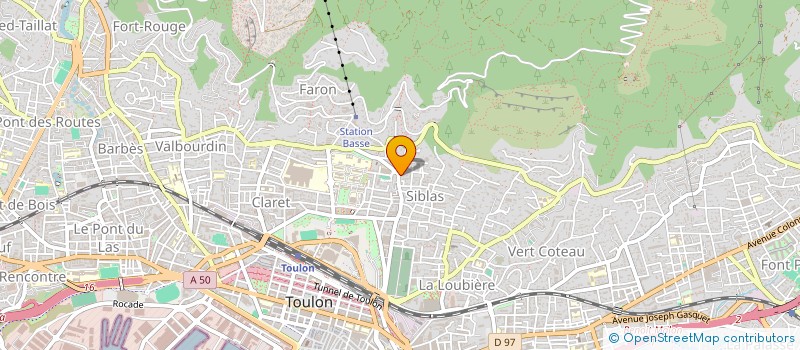 localisation de l'entreprise MONSIEUR GILLES BRUZZO  TOULON