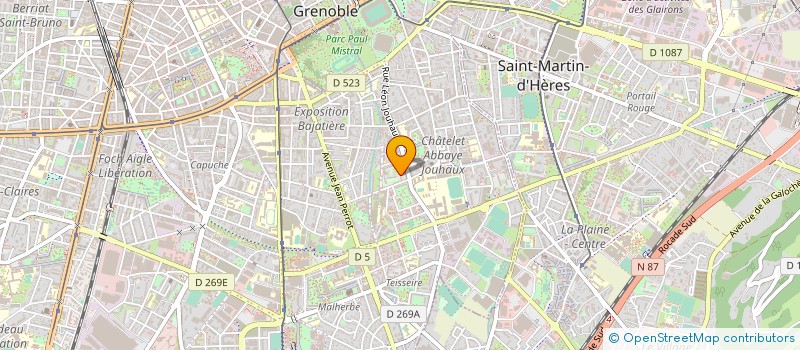 localisation de l'entreprise MONSIEUR GILLES BUCLET  GRENOBLE