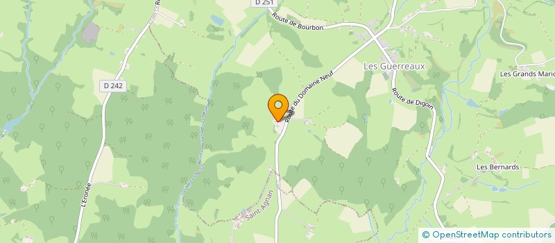 localisation de l'entreprise MONSIEUR GILLES BUISSON  SAINT-AGNAN