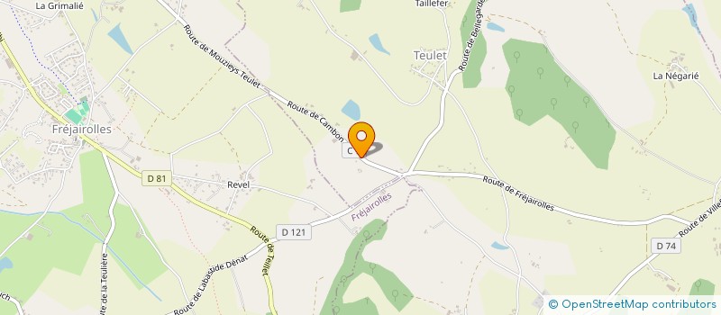 localisation de l'entreprise MONSIEUR GILLES BUONOMO  MOUZIEYS-TEULET