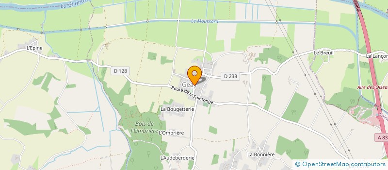 localisation de l'entreprise MONSIEUR GILLES BUREL  GEAY