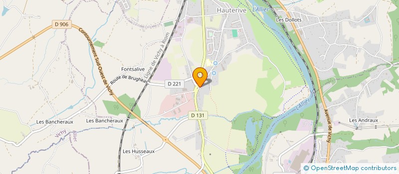localisation de l'entreprise MONSIEUR GILLES BURTIN à HAUTERIVE