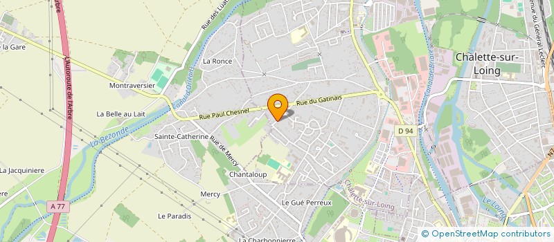 localisation de l'entreprise MONSIEUR GILLES BURY à CHALETTE-SUR-LOING