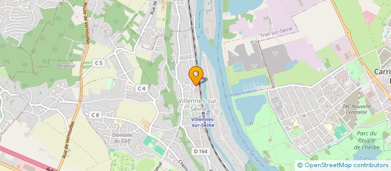 localisation de l'entreprise MONSIEUR GILLES BUSSONNAIS  VILLENNES-SUR-SEINE