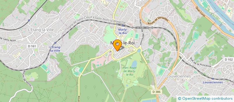 localisation de l'entreprise MONSIEUR GILLES CABASSET  MARLY-LE-ROI