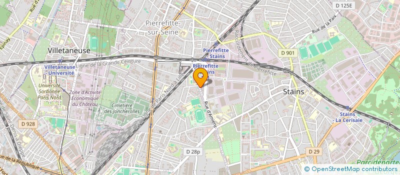 localisation de l'entreprise MONSIEUR GILLES CABELGUEN  STAINS