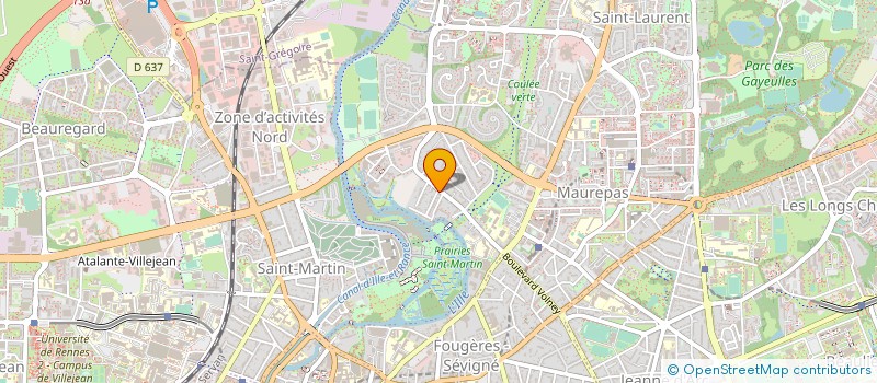 localisation de l'entreprise MONSIEUR GILLES CADIGNAN à RENNES