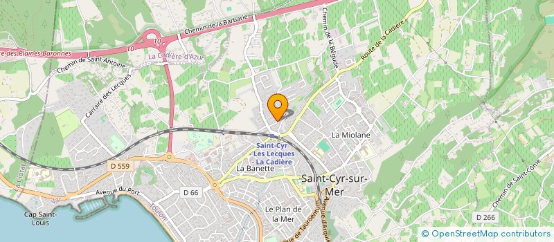 localisation de l'entreprise MONSIEUR GILLES CADOUR à SAINT-CYR-SUR-MER