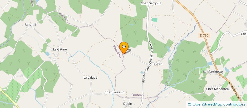 localisation de l'entreprise MONSIEUR GILLES CAFFIN  SOUBRAN