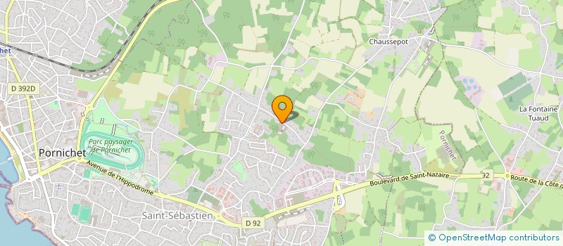 localisation de l'entreprise MONSIEUR GILLES CAILLE  PORNICHET