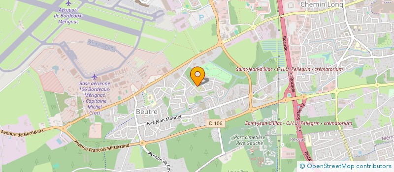 localisation de l'entreprise MONSIEUR GILLES CALLEN  MERIGNAC