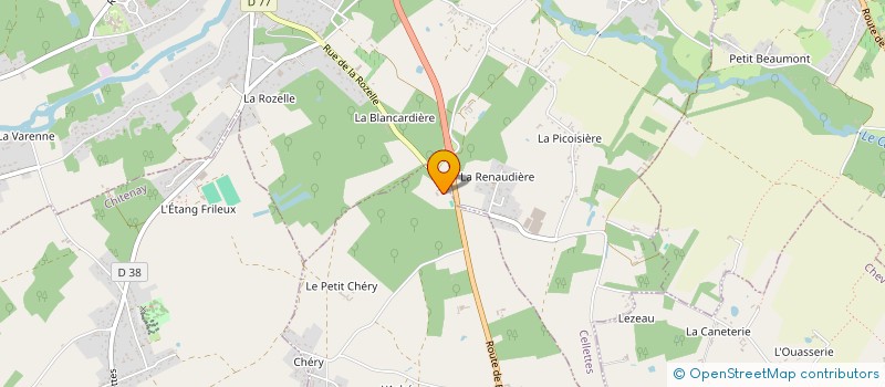 localisation de l'entreprise MONSIEUR GILLES CALONNE  CORMERAY