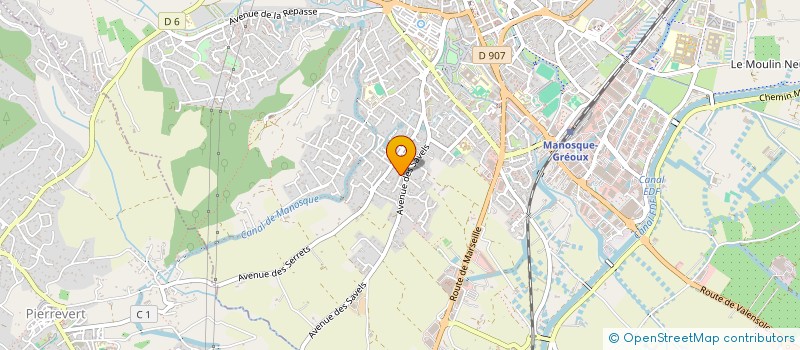 localisation de l'entreprise MONSIEUR GILLES CAMPBELL à MANOSQUE