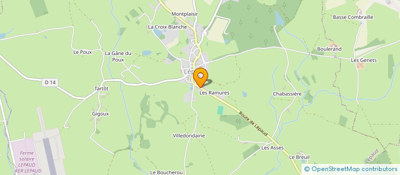 localisation de l'entreprise MONSIEUR GILLES CANTONI à LEPAUD