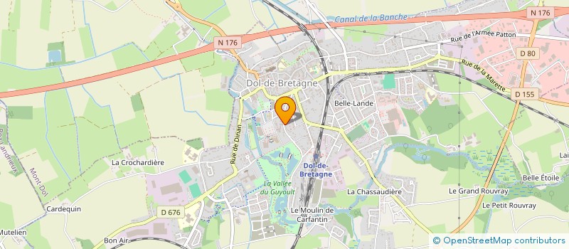 localisation de l'entreprise MONSIEUR GILLES CANTOT  DOL-DE-BRETAGNE