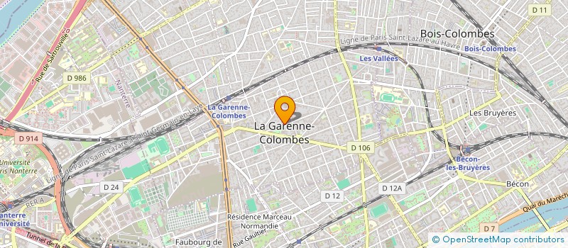 localisation de l'entreprise MONSIEUR GILLES CANTRELLE à LA GARENNE-COLOMBES