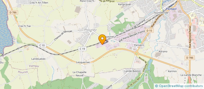 localisation de l'entreprise MONSIEUR GILLES CAOUS  PAIMPOL