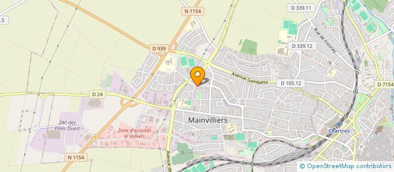 localisation de l'entreprise MONSIEUR GILLES CAPOCHICHI à MAINVILLIERS