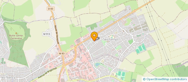 localisation de l'entreprise MONSIEUR GILLES CARABIN  SEICHAMPS