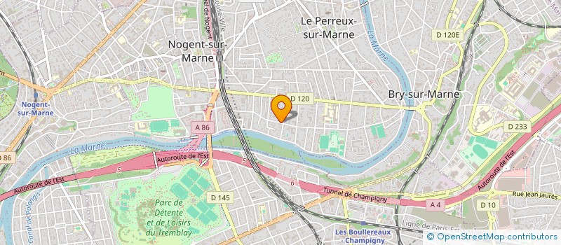 localisation de l'entreprise MONSIEUR GILLES CARCELLI à LE PERREUX-SUR-MARNE