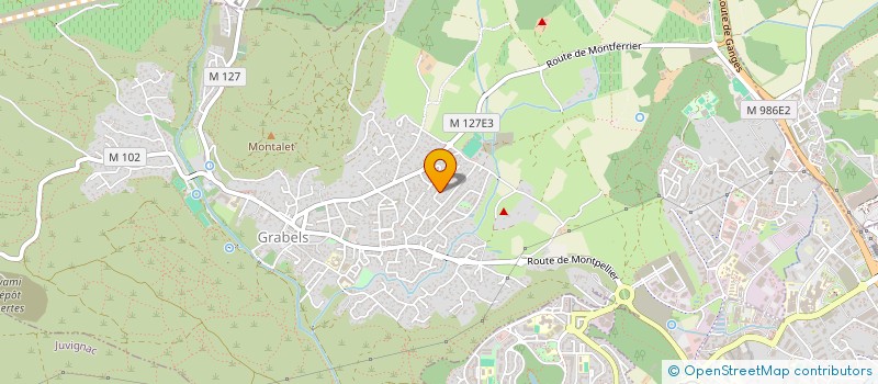 localisation de l'entreprise MONSIEUR GILLES CARDOT à GRABELS