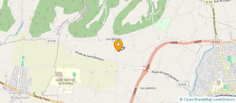 localisation de l'entreprise MONSIEUR GILLES CARLE  ROMANS-SUR-ISERE