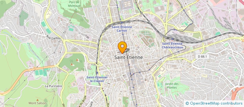 localisation de l'entreprise MONSIEUR GILLES CARLE à SAINT-ETIENNE