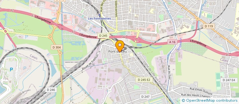 localisation de l'entreprise MONSIEUR GILLES CARON  CALAIS