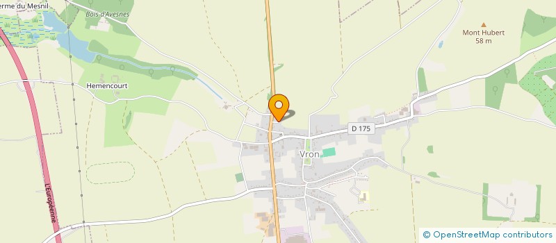 localisation de l'entreprise MONSIEUR GILLES CARON  VRON