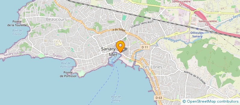 localisation de l'entreprise MONSIEUR GILLES CARRUS à SANARY-SUR-MER