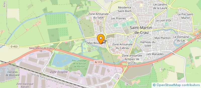 localisation de l'entreprise MONSIEUR GILLES CASINO à SAINT-MARTIN-DE-CRAU