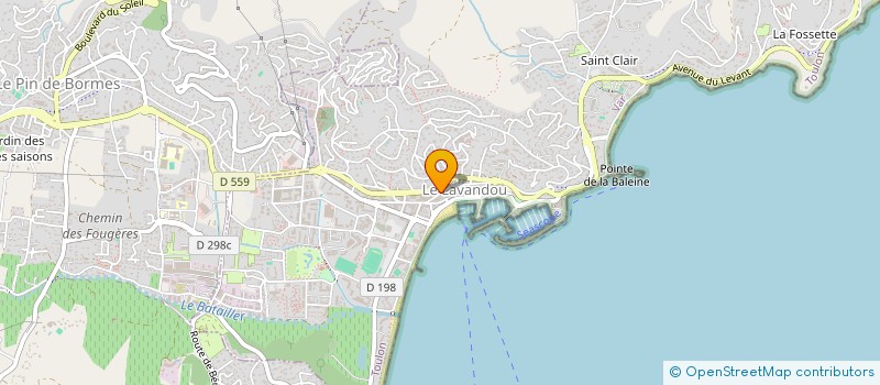 localisation de l'entreprise MONSIEUR GILLES CASTA à LE LAVANDOU